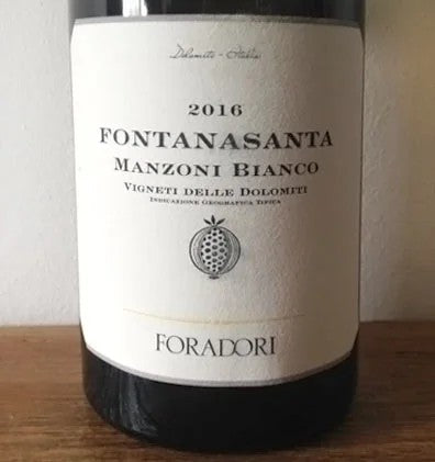 FontanasantaManzoniBianco2022VignetidelleDolomitiIgt-Foradori