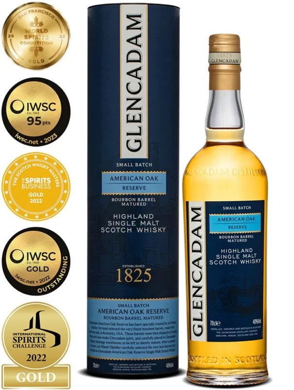 GlencadamAmericanOakReserve70cl.40%