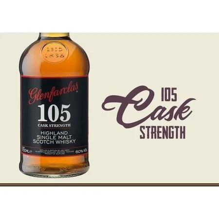 Glenfarclas105CaskStrengthSpeysideSingleMaltScotchWhisky70cl(60%ABV)