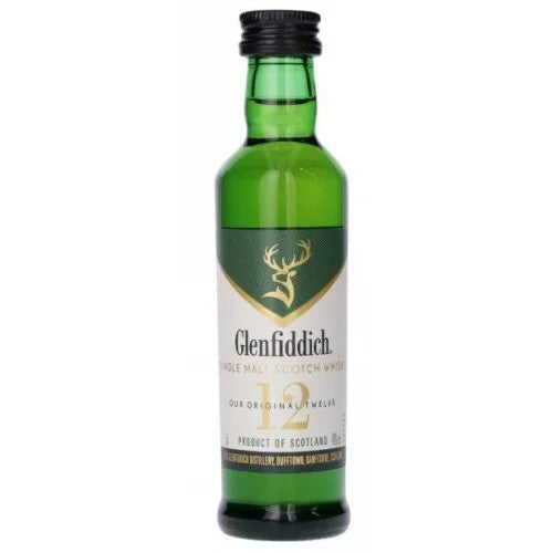 Glenfiddich12yoSingleMaltScotchMiniature5clBottle