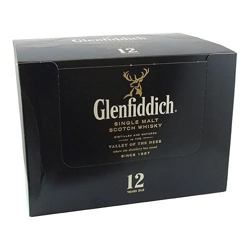 Glenfiddich12yoSingleMaltScotchMiniatures–12PACK
