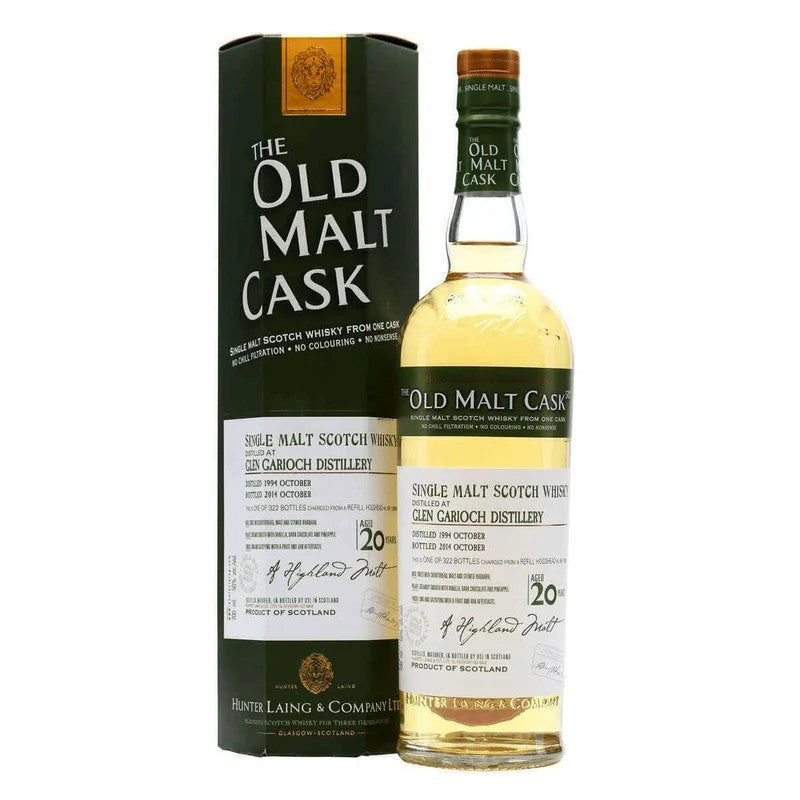 GlenGarioch20YearOld1994(cask10899)–OldMaltCask(HunterLaing)(70cl,50.0%Vol.)