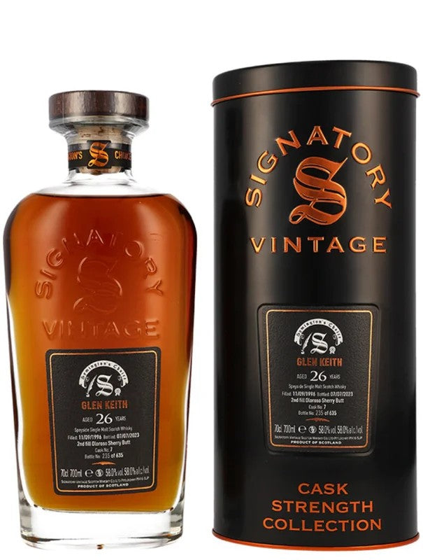 GlenKeith26Years–Symington’sChoice–SignatoryVintage70cl.58%