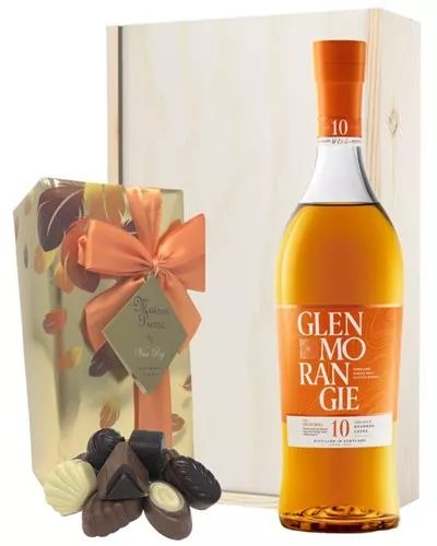 GlenmorangieOriginalandChocolatesGiftSetinWoodenBox