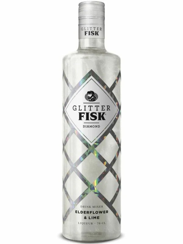 GlitterFISKDiamond–Elderflower&Lime70cl.15%