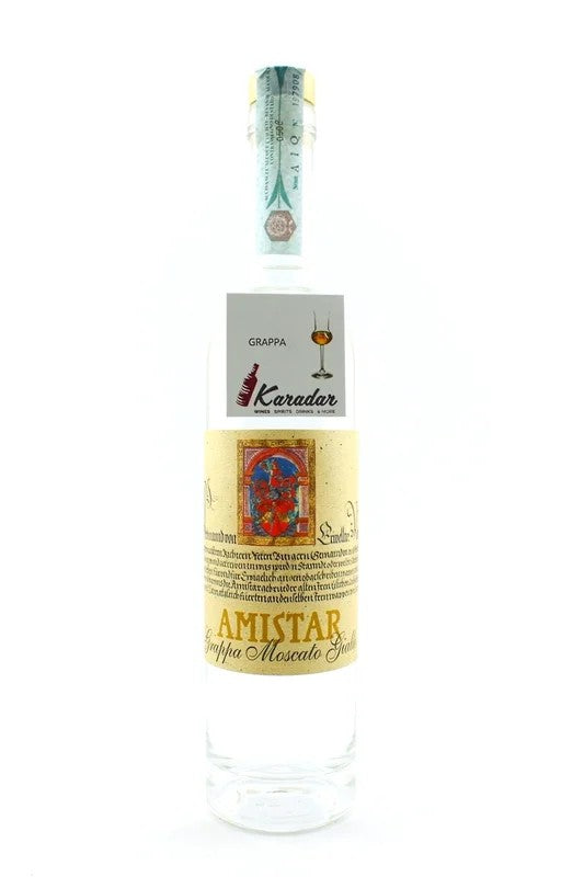 GrappaGoldmuskatellerAmistar40%vol.PeterSölvaDistillery