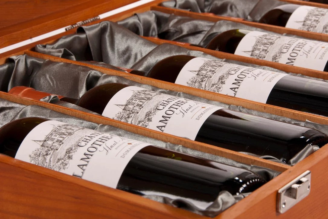 HalfcaseofChateauLamotheClaretinluxurywoodenbox(6x750ml)