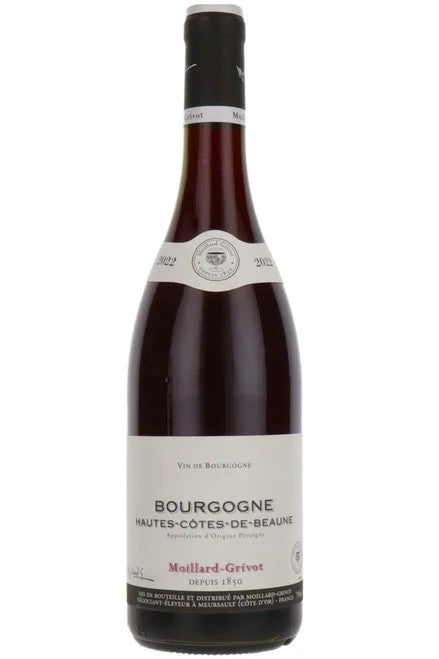 HautesCotesdeBeauneRougeMoillardGrivot202275cl