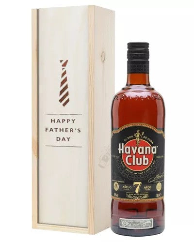 HavanaClub7YearOldRumFathersDayGiftInWoodenBox