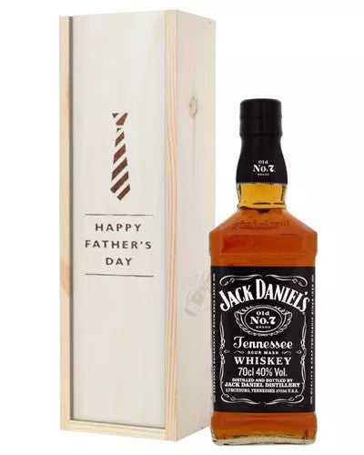 JackDanielsTennesseWhiskeyFathersDayGiftInWoodenBox
