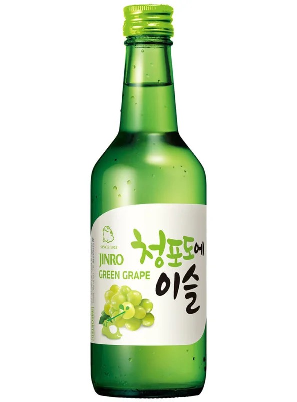 JinroGreenGrapeSoju35cl.13%