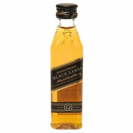 JohnnieWalkerBlackLabel12YearOldBlendedWhiskyMiniature(5cl)