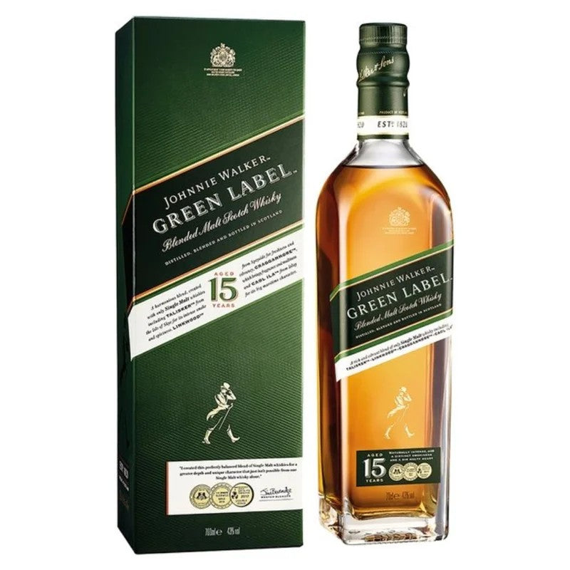 JohnnieWalkerGreenLabel15YearsAged70cl