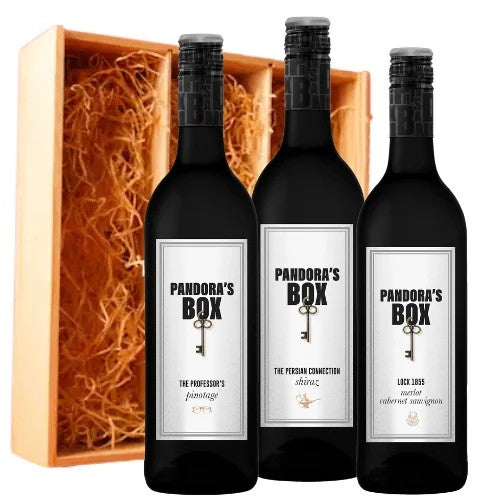 K&LWines–Pandora’sBoxRedWineTrioinWoodenGiftBox–3x75mlBottles