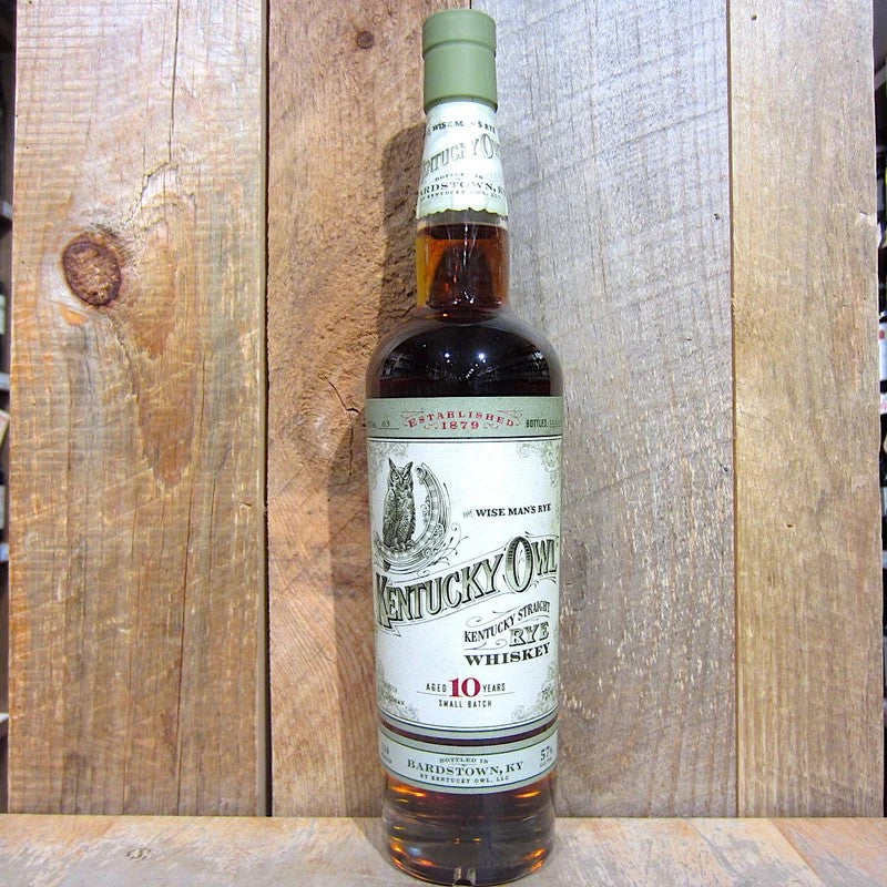 KentuckyOwlStraightRyeWhiskey10yrBatch3750ml