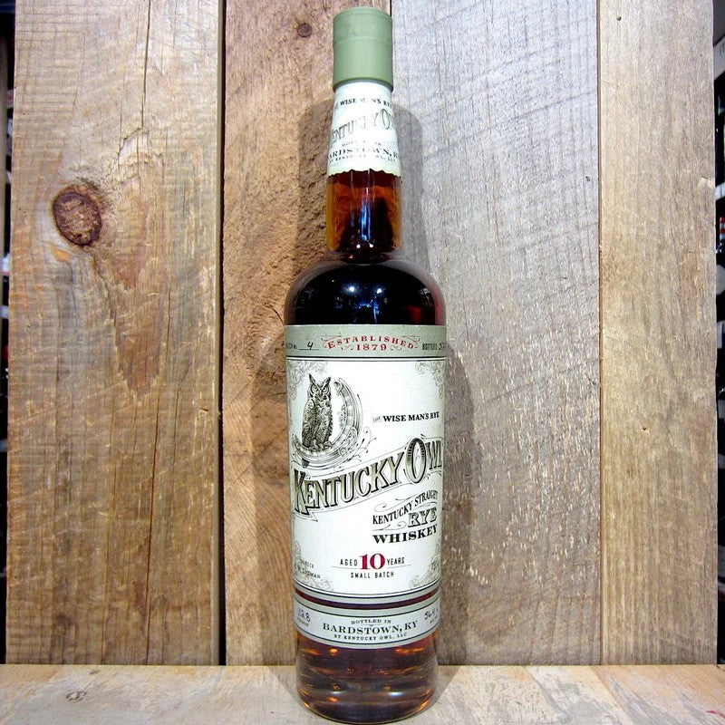KentuckyOwlStraightRyeWhiskey10YearBatch4750ml