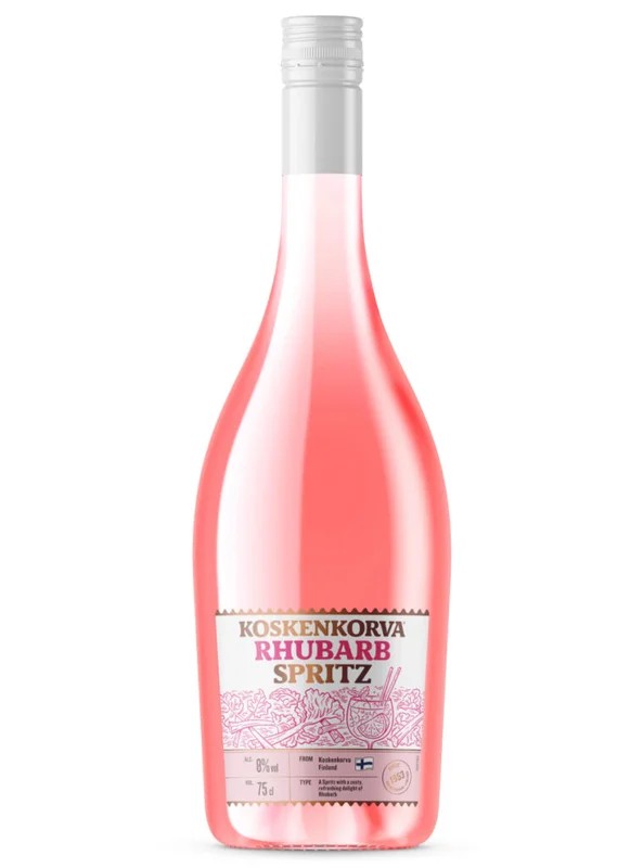 KoskenkorvaRhubarbSpritz75cl.8%