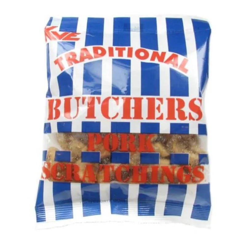 KVEButchersPorkScratchings100g