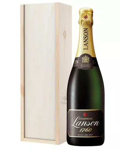 LansonChampagneGiftinWoodenBox