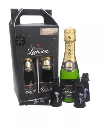 LansonFourMiniChampagnesAndSippersGiftSet