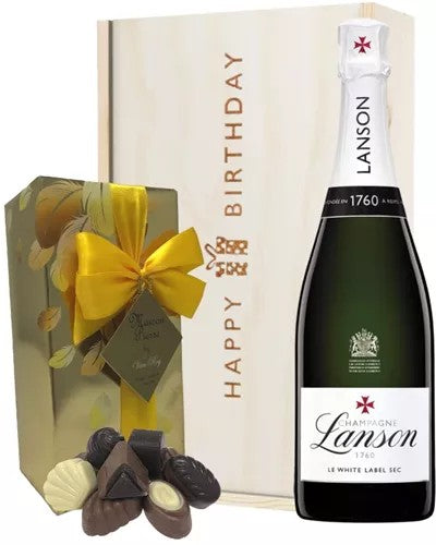 LansonWhiteLabelChampagneandChocolatesBirthdayGiftBox
