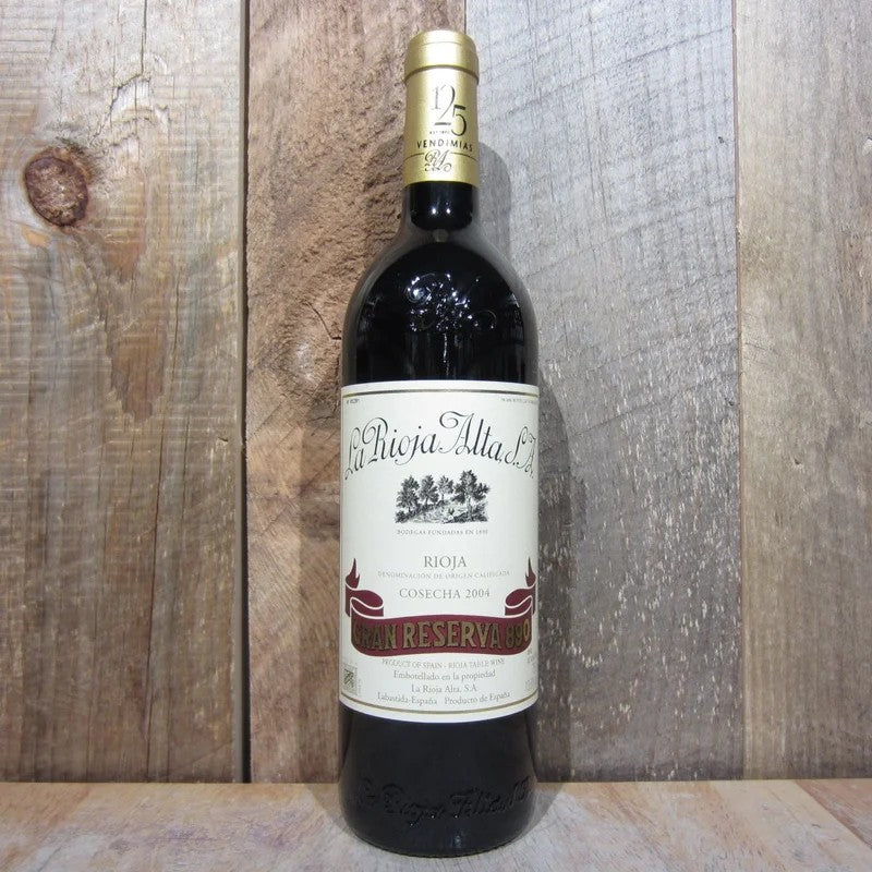 LaRiojaAltaGranReserva‘890’2004750ml