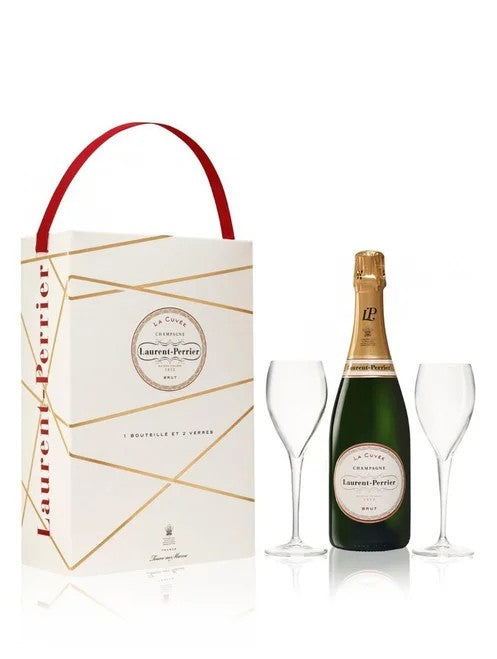 LaurentPerrierLaCuveeBrutWith2Flutes(75cl)