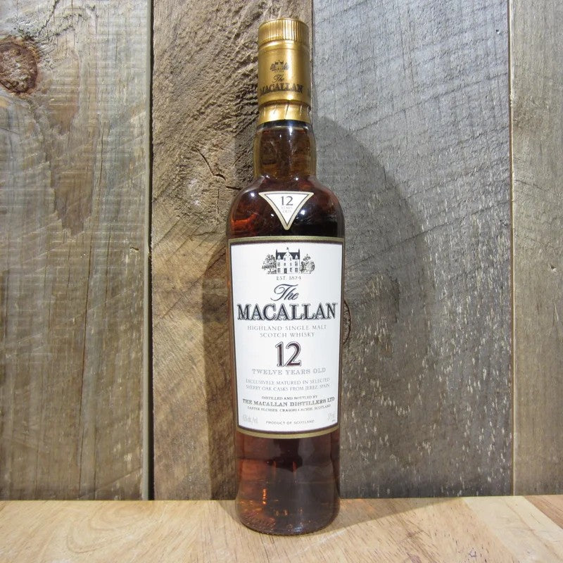 Macallan12yrSingleMalt375ml(HalfSizeBtl)