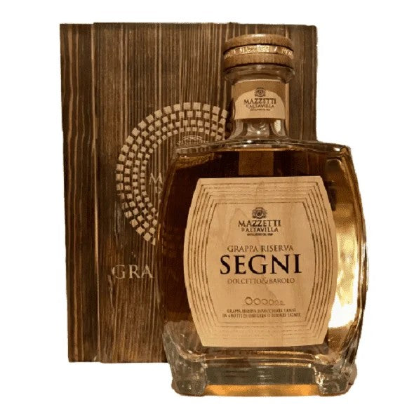 MAZZETTID’ALTAVILLASegni–TraditionalGrappa(70CL,43.0%Vol.)–WoodenBox