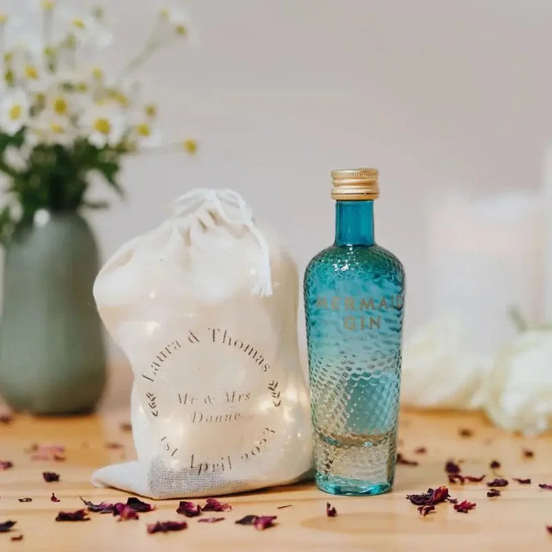 MermaidGinMiniaturePersonalisedWeddingFavour