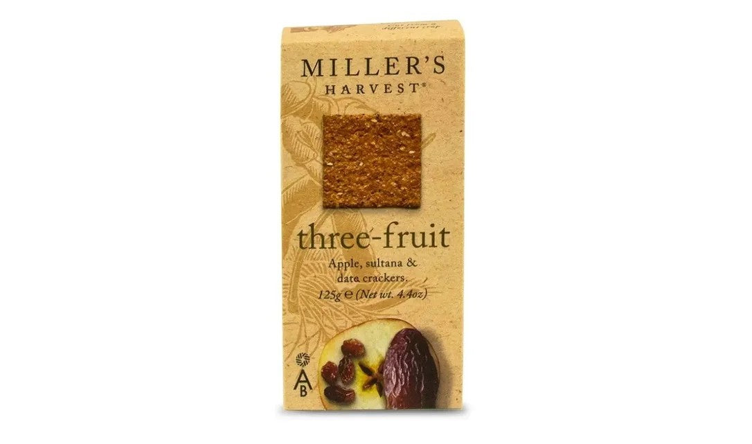 Miller’sHarvestThree-FruitCrackers(125g)