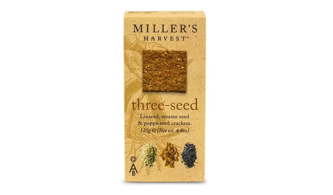 Miller’sHarvestThree-SeedCrackers(125g)