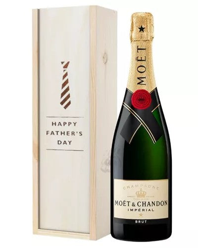 MoetetChandonChampagneFathersDayGiftInWoodenBox