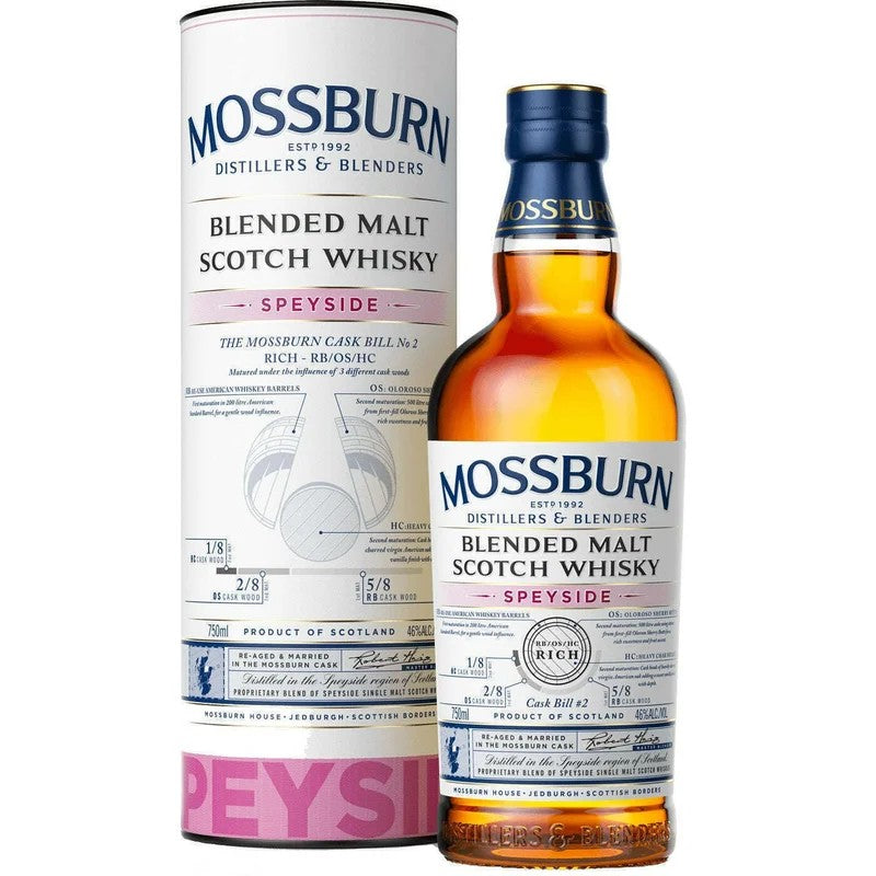 MossburnWhiskySpeysideBlendedMalt(70CL,46%Vol.)