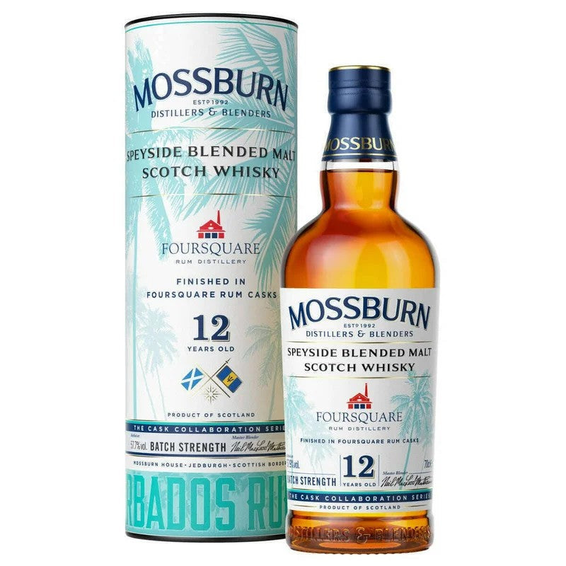 MossburnWhiskySpeysideBlendedMalt12YO(FinishedinFoursquareRumCasks)(70CL,57.7%Vol.)