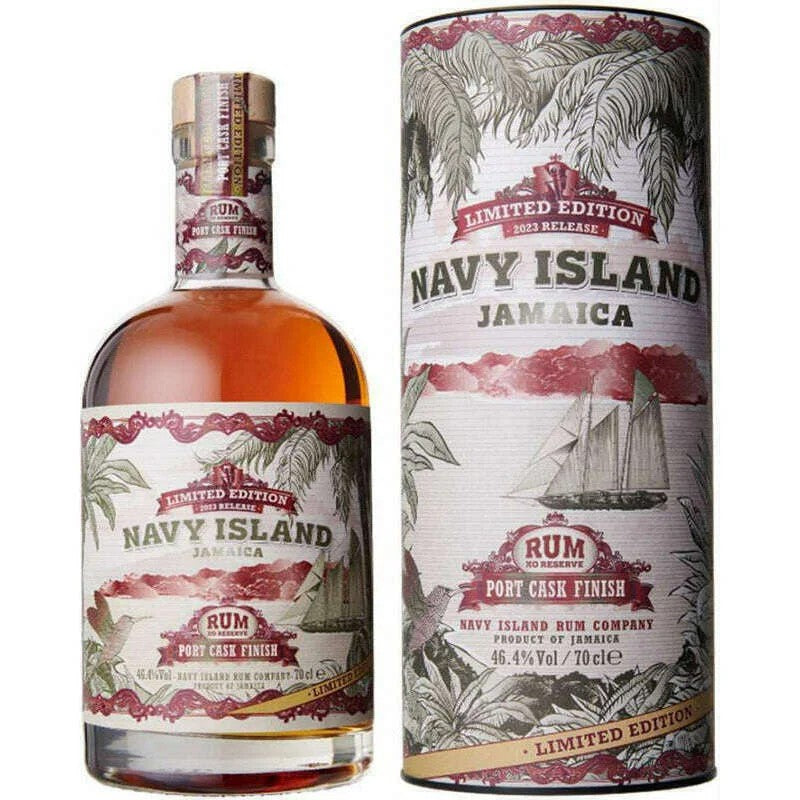 NAVYISLANDJamaicaRumXOXORESERVEPORTCASKFINISHRelease2023(70CL,46.4%Vol.)