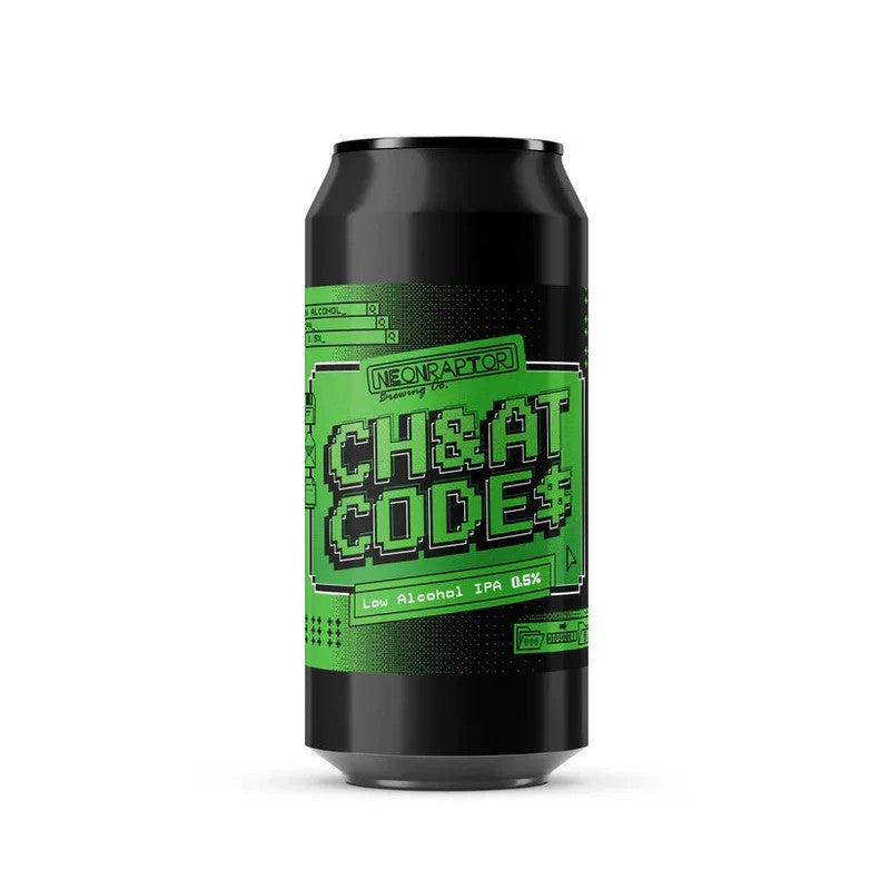 NeonRaptorCheatCodes–AlcoholFreePaleAle0.5%