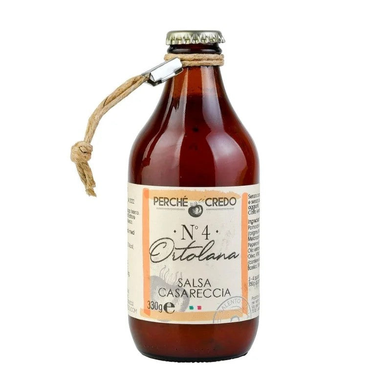 No.4–Aubergine&SweetPepperSauce–PerchéCiCredo(330g)