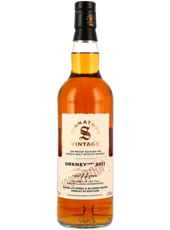 Orkney14Y(HP)100ProofEdition#58SignatoryVintage201170cl.57,1%