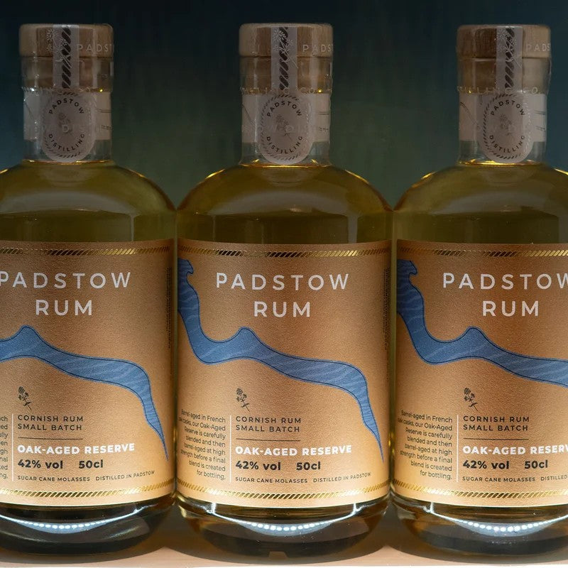 PadstowOak-AgedReserveCornishRum–50cl,42%