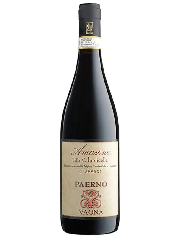 PaernoValpolicellaAmaroneClassico2019–Vaona75cl.