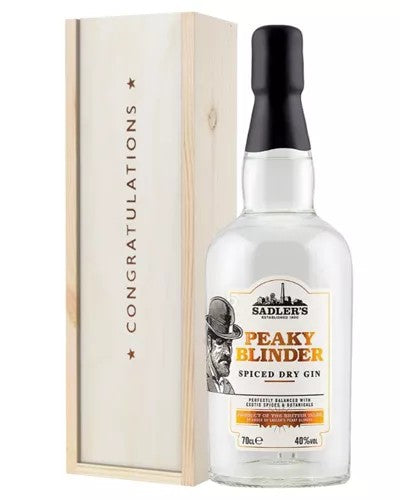 PeakyBlinderSpicedDryGinCongratulationsGiftInWoodenBox