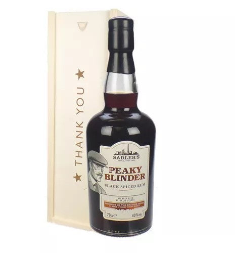 PeakyBlinderSpicedRumThankYouGiftInWoodenBox