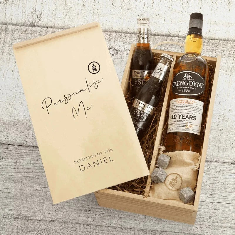PersonalisedGlengoyne10YearOldWhiskyGiftBox