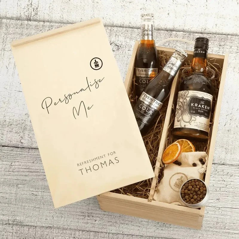 PersonalisedKrakenRumGiftSet