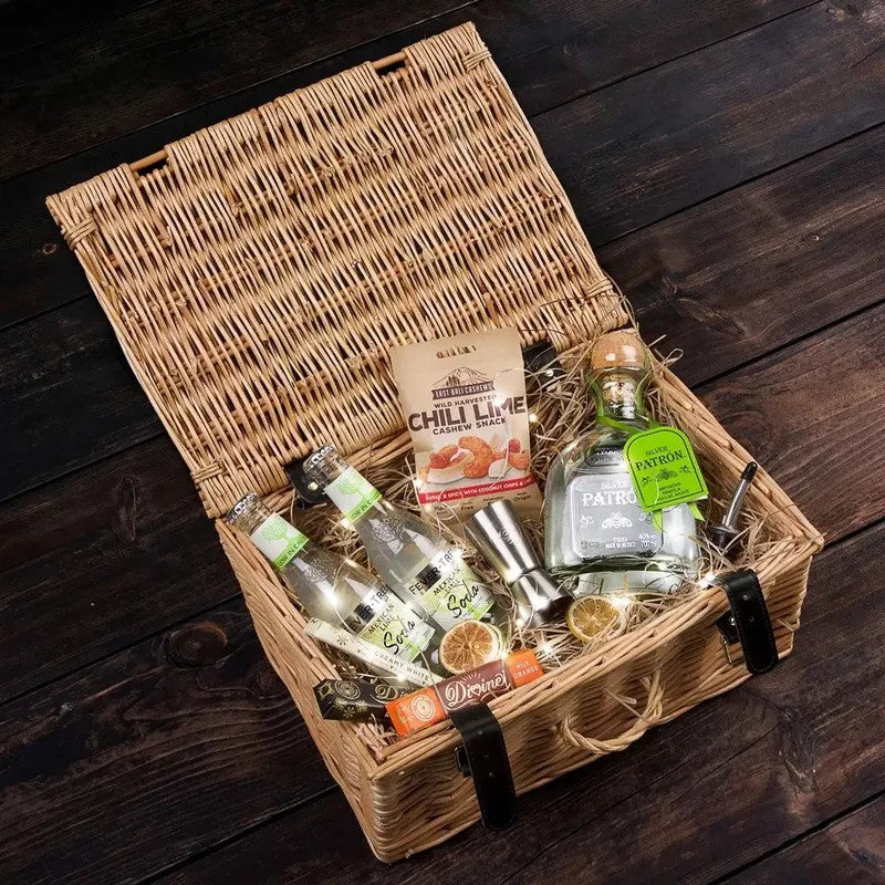PersonalisedPatronSilverTequilaPremiumGiftHamper