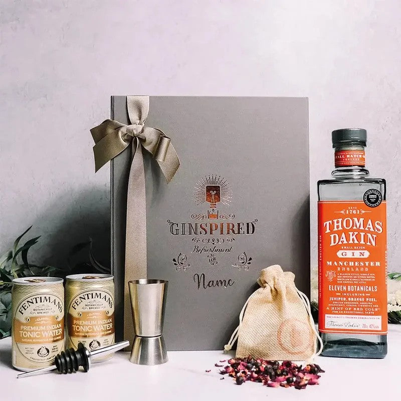 PersonalisedThomasDakinGinGiftSetInLuxuryEngravedGiftBox