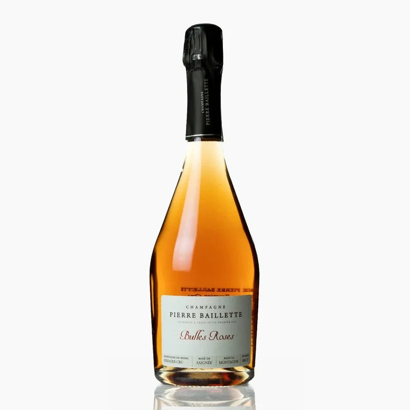 PierreBailletteChampagne1erCruExtraBrutRosé‘BullesRoses’2020