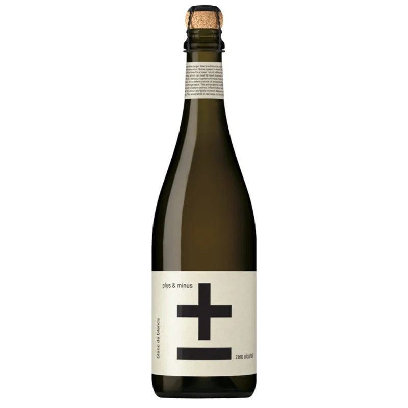 Plus&MinusBlancdeBlancsNV–AlcoholFreeSparklingWine
