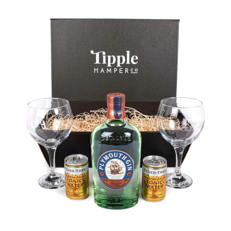 PlymouthGin&GlassesGiftSetHamper–41.2%ABV